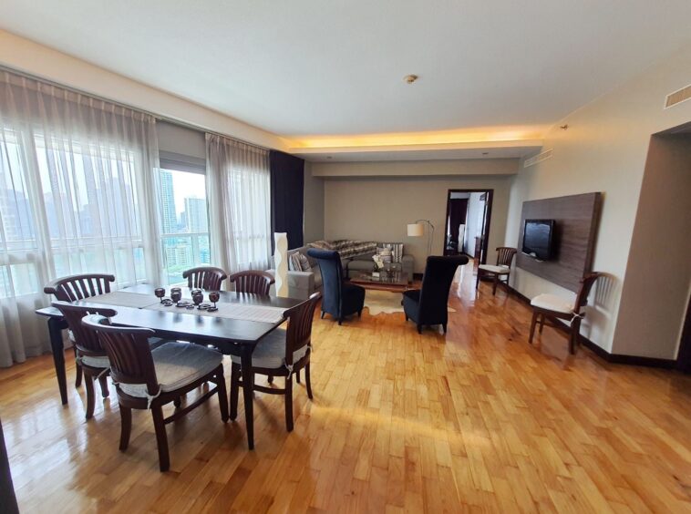 The Residences at Greenbelt Fully Furnished 3 Bedrooms Rent