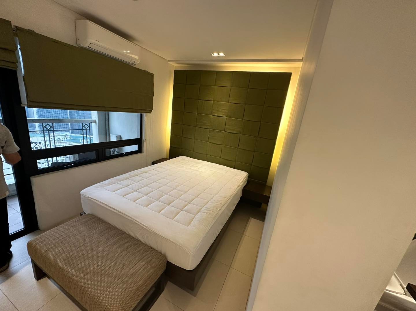 1BR with Balcony Fully Furnished unit at BSA Tower Makati